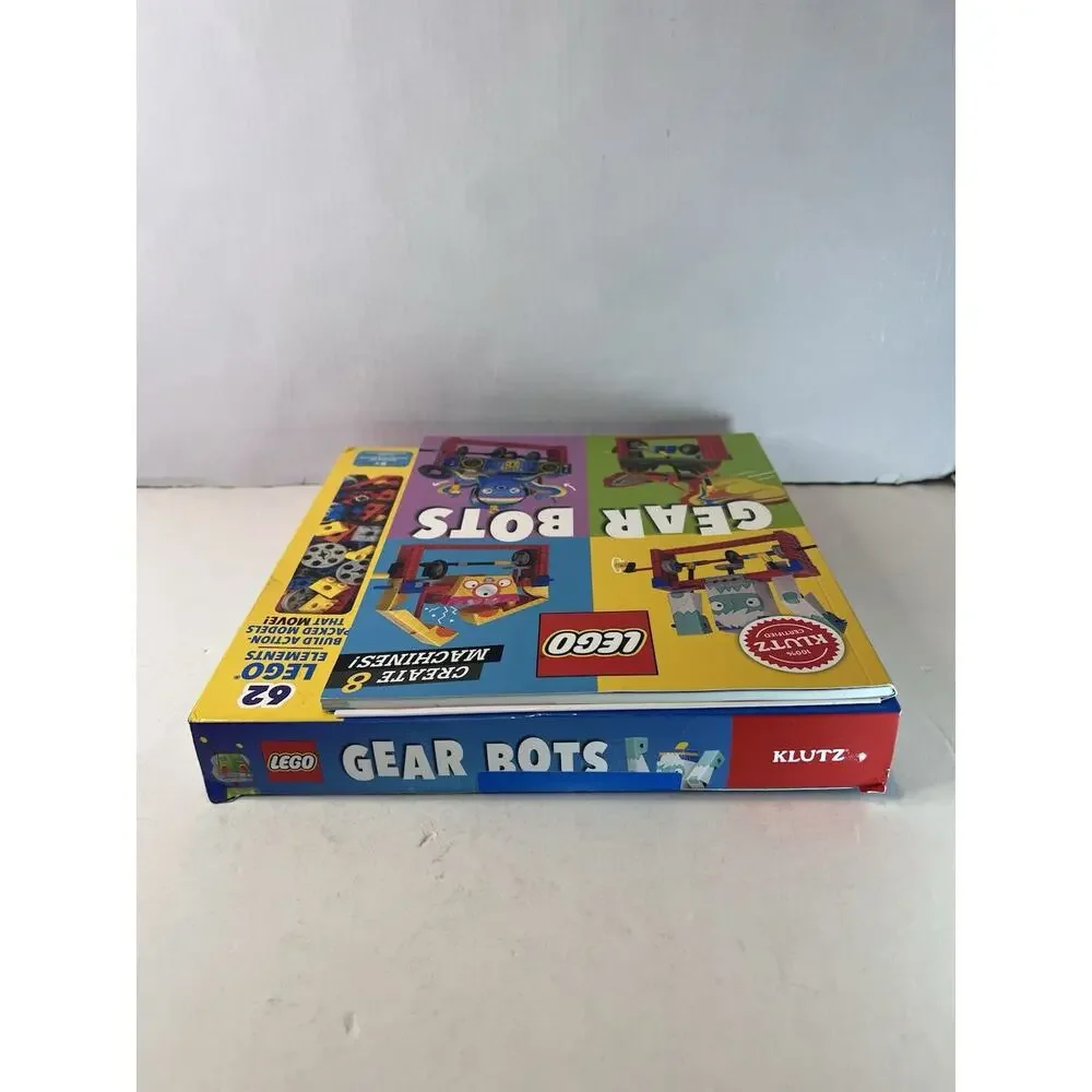 LEGO Gear Bots Klutz STEM Science Activity Book Kit Complete 62 PCs New In Box!!